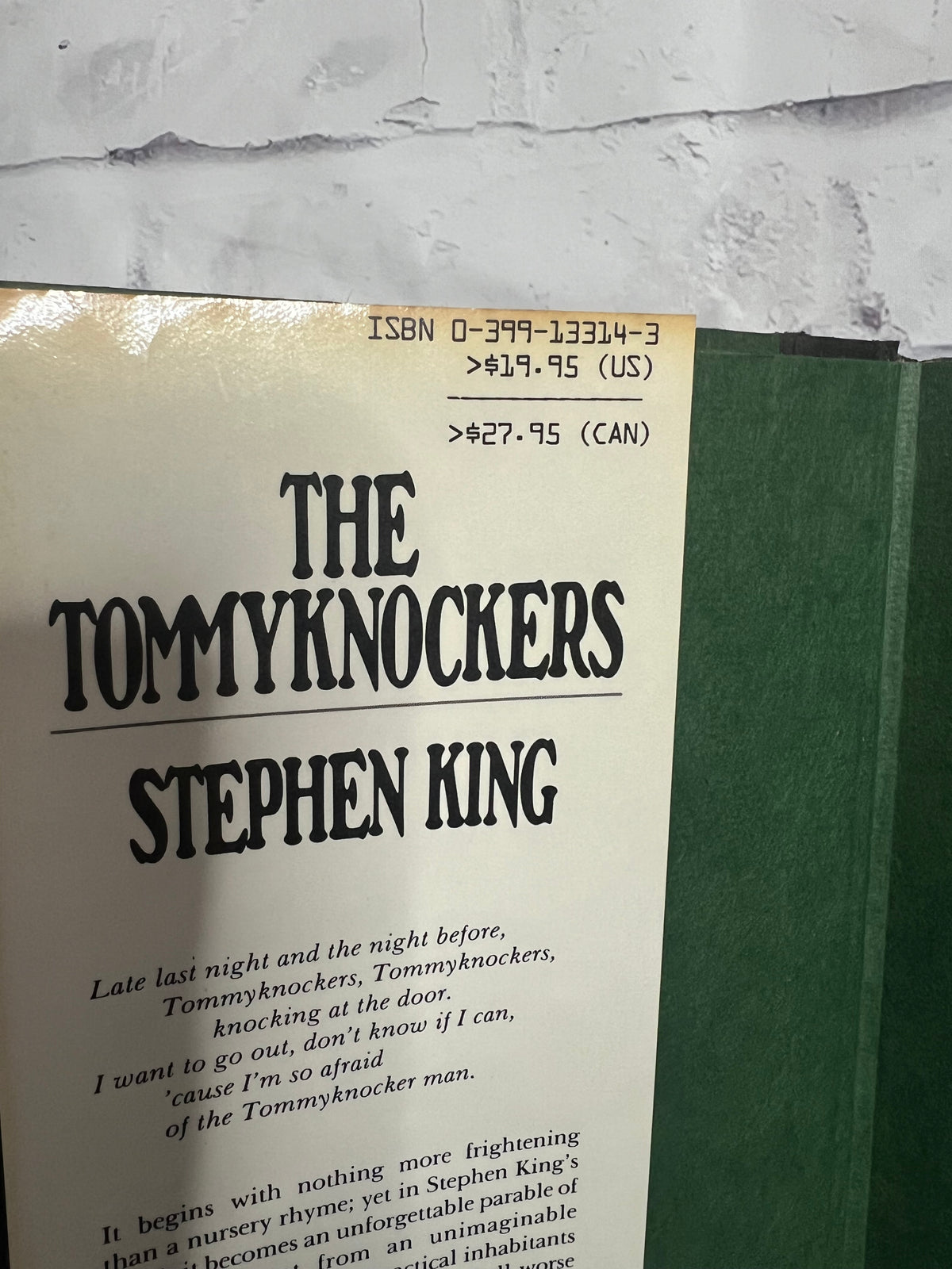 Stephen King, The Tommyknockers, Book, First Edition, Hardback, 1987