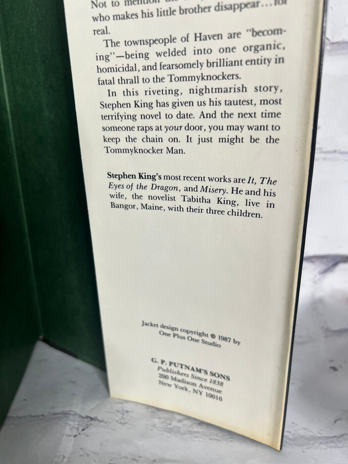 Stephen King, The Tommyknockers, Book, First Edition, Hardback, 1987