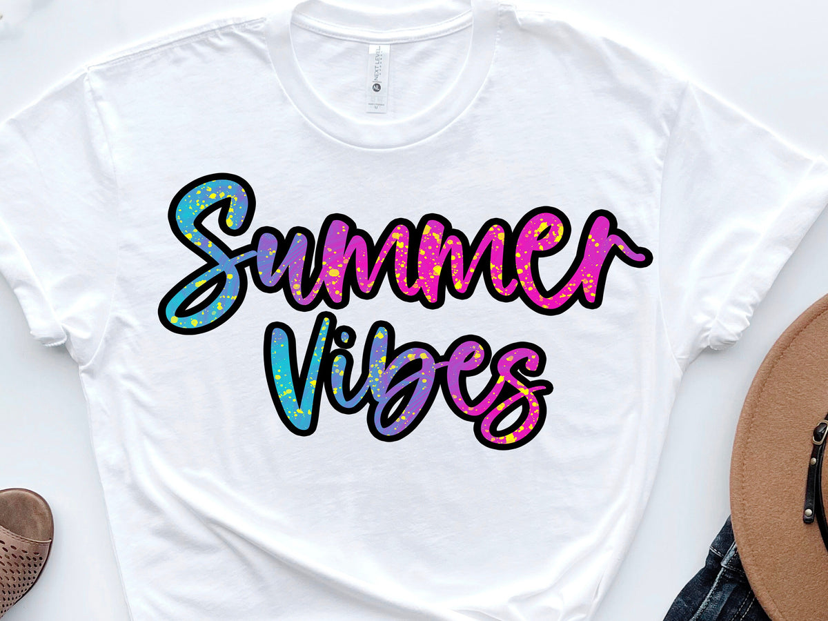 Summer vibes sublimation | Digital downloads | Commercial use | Bleached tshirts | Blanks | Beach sublimation | Png files | Summer |