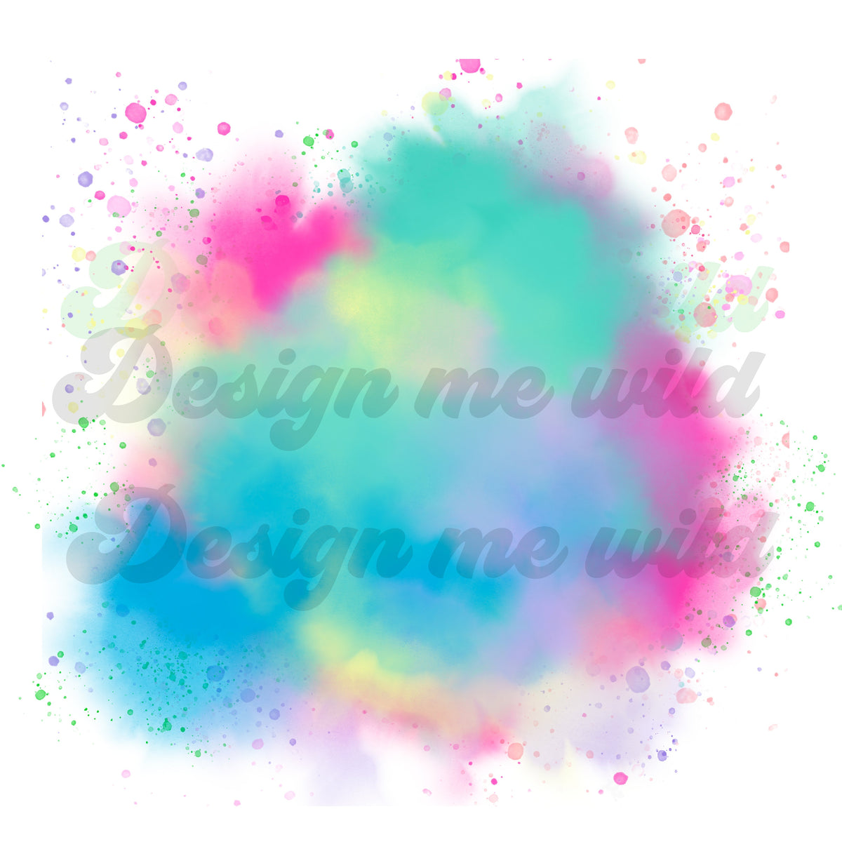 Background PNG, Watercolor, Frame PNG, Cotton Candy, Backsplash PNG, Commercial Use, Splats, Tumbler Sublimation print, Sublimation