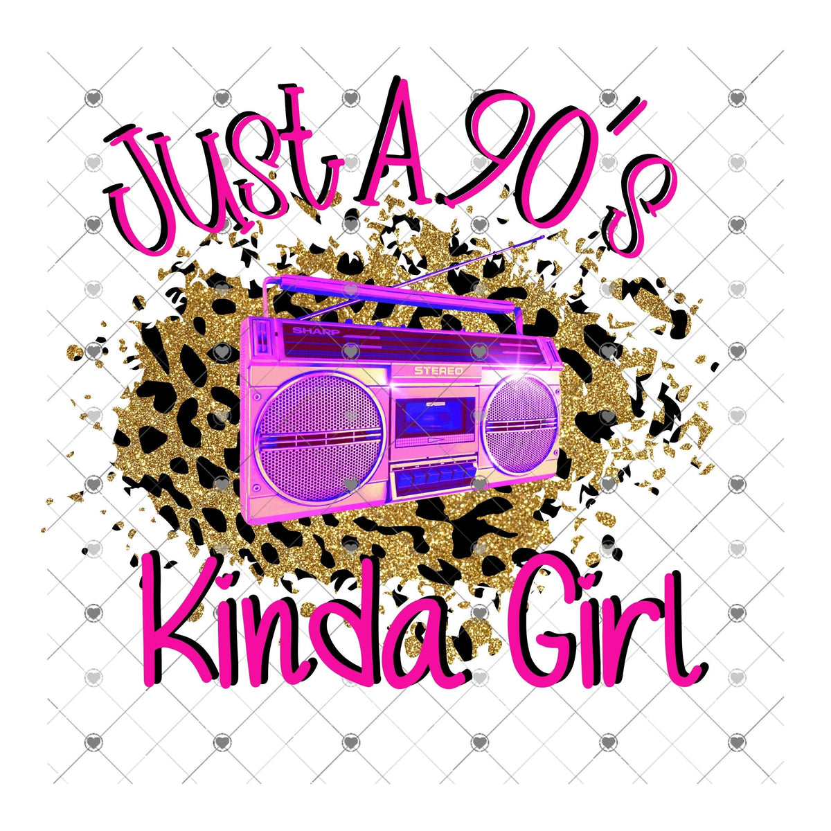 Just An 90's Kinda Girl Png Sublimation | Groovy Png | 90's Digital File | 90s Music | Hip Hop | Girlie Png | Back In The Day | Retro Png