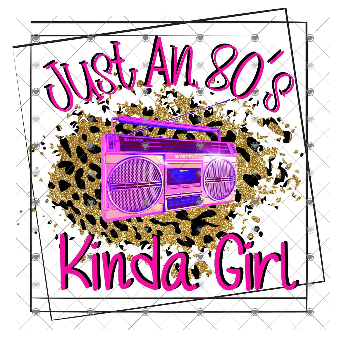 Just An 80's Kinda Girl Png Sublimation | Groovy Png | 80's Digital File | 80's Music | Hip Hop | Girlie Png | Back In The Day | Retro Png