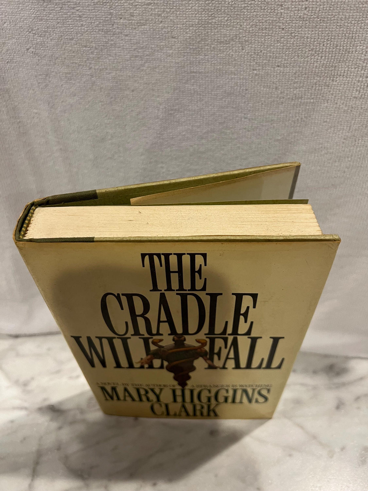 The Cradle Will Fall Mary Higgins Clark, Hardback Novel, Popular Writer, Vintage Books,