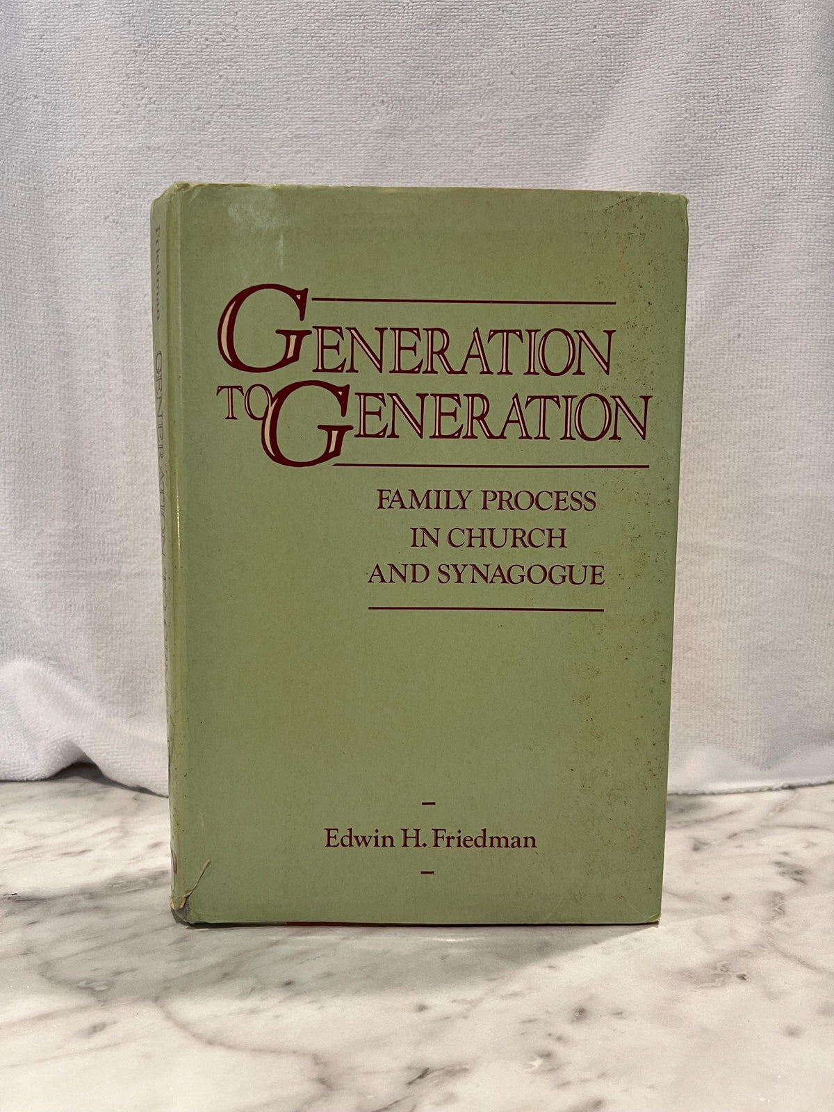 Generation to Generation, Family Process In Church And Synagogue, Hardback Vintage Old School Book,