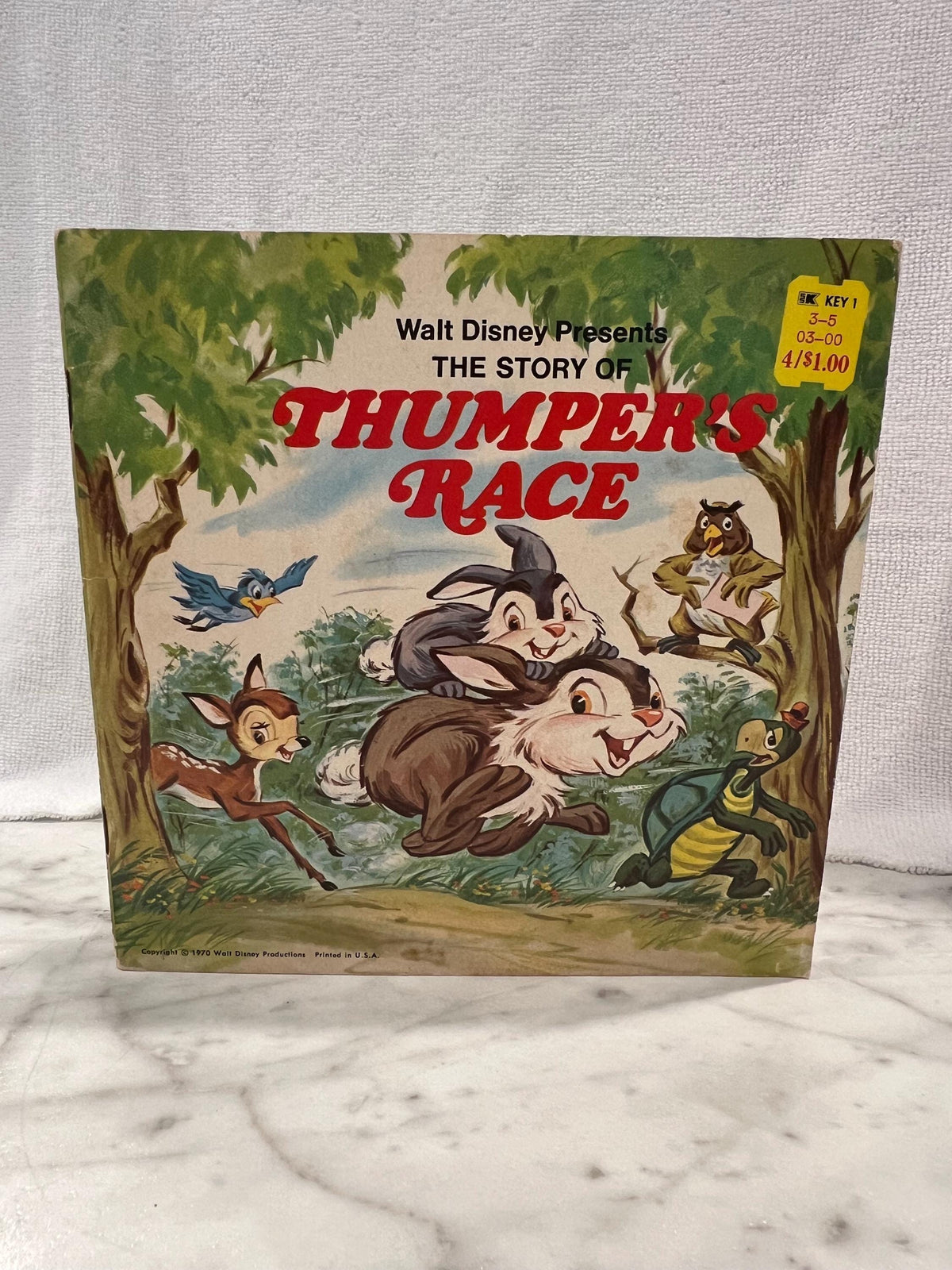 Thumper’s Race, 1970s Vintage paperback Children’s Book