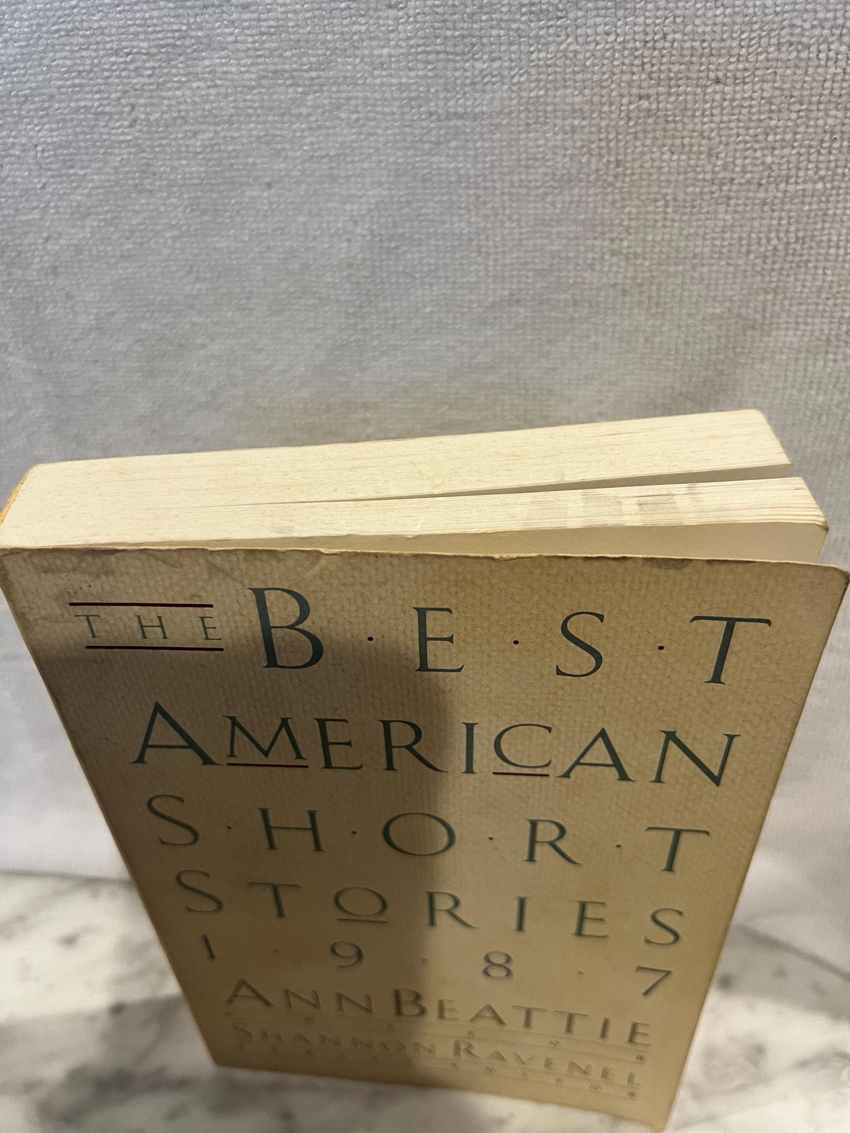 The Best American Short Stories 1987,  Paperback, Ann Beattie, Rare Classic Books For Book Lovers