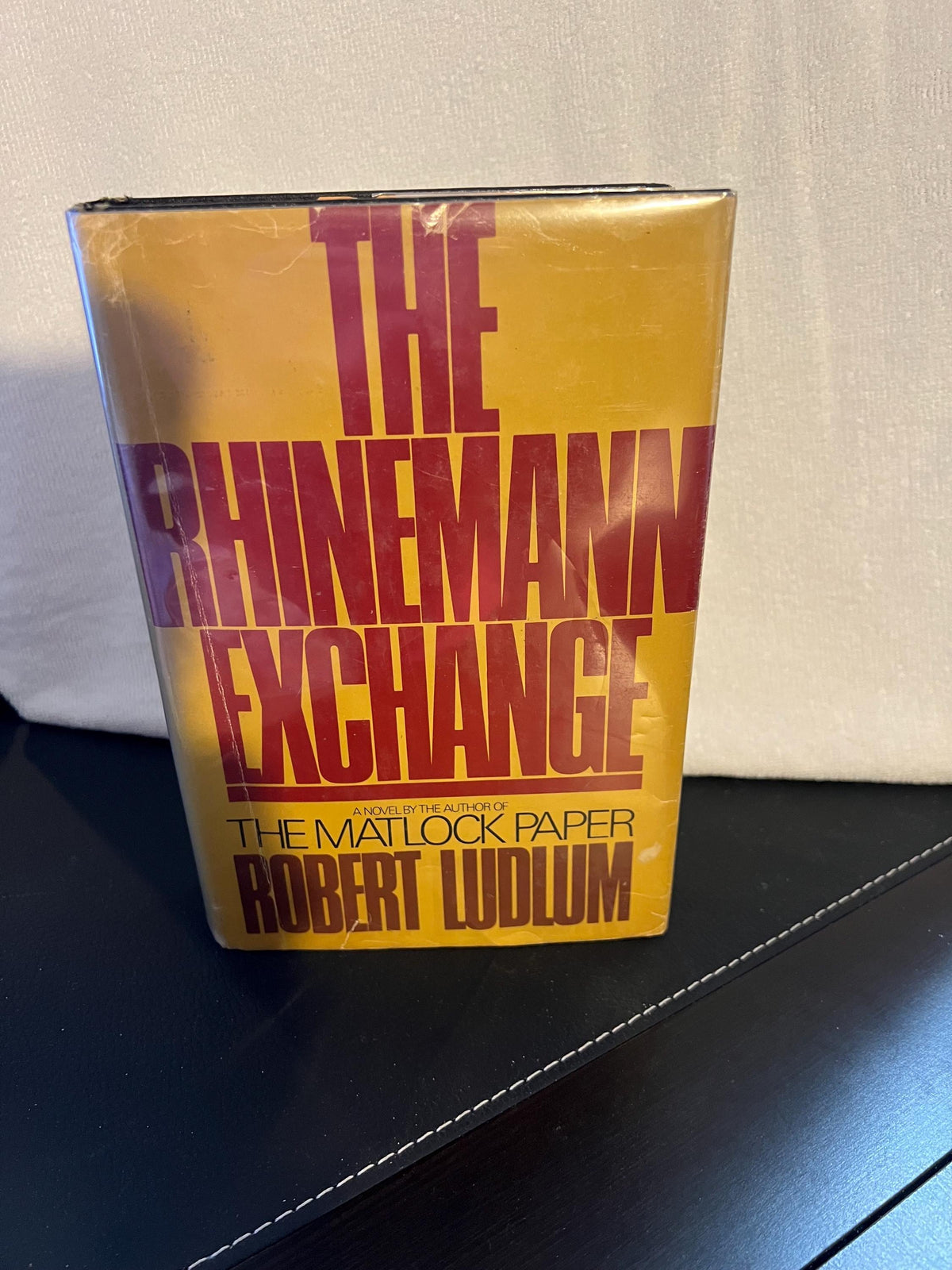 Vintage Book, The Rhinemann Exchange, Robert Ludlum, Giftful Books for Thoughtful Presents -  Perfect for the Book Person in Your Life