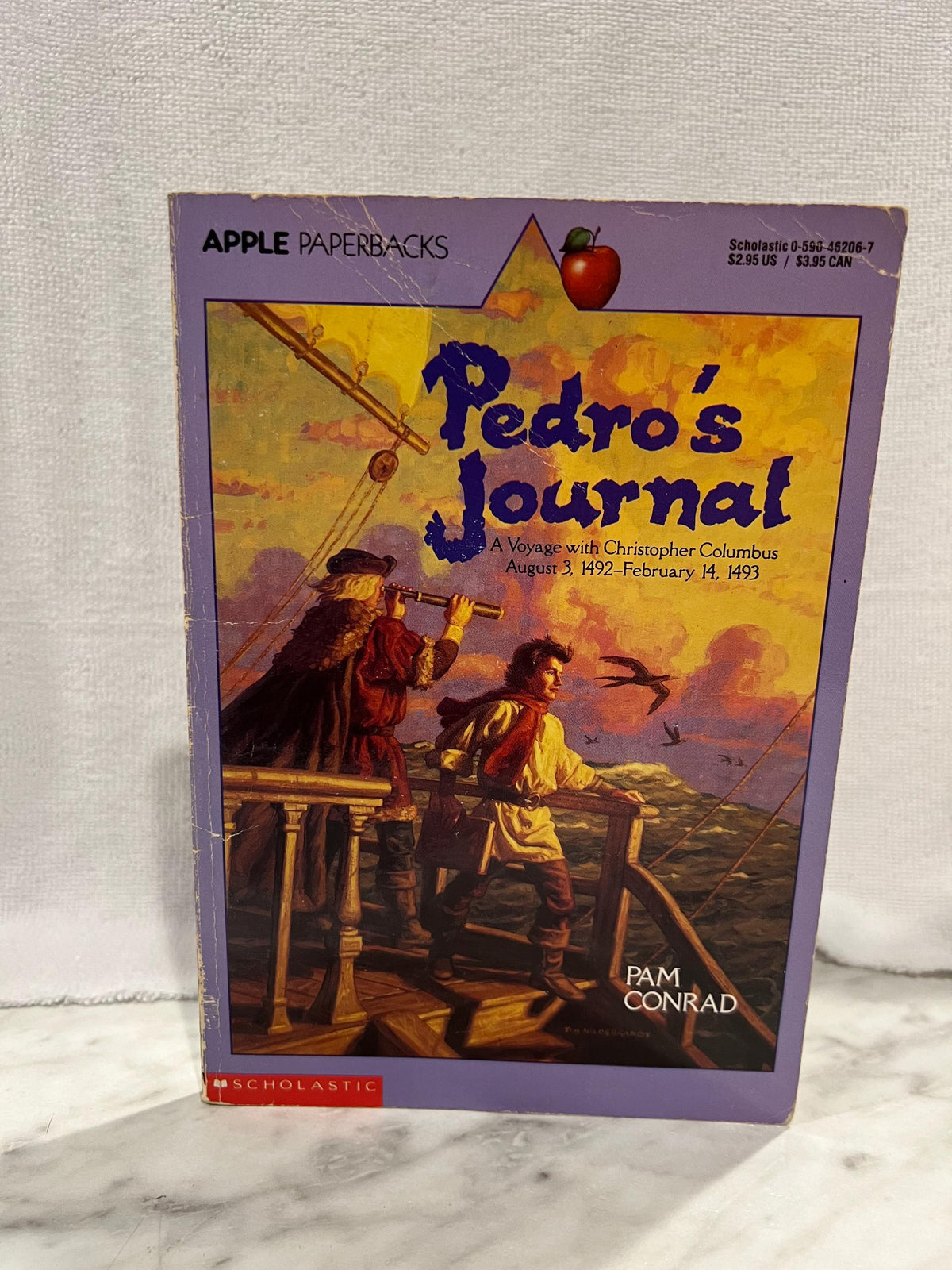 Pedro’s Journal, Children’s Vintage Book, Paperback, 1991