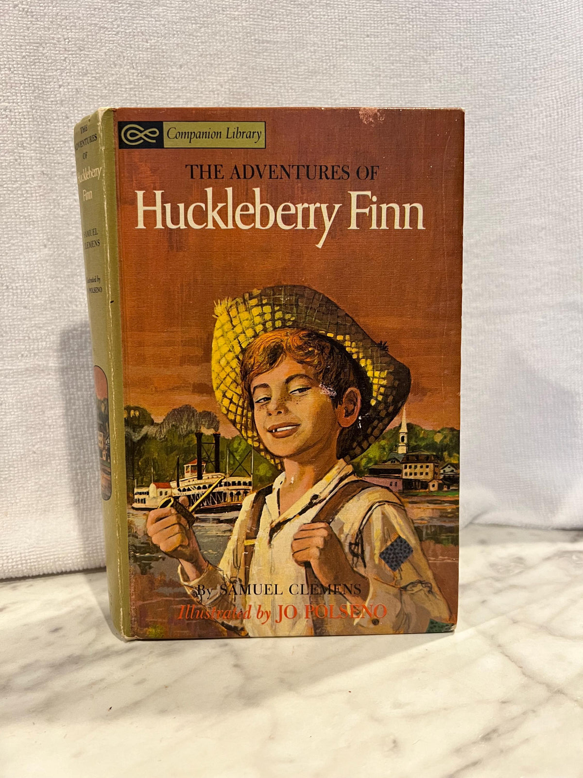 Vintage Children's Books for School Bookings | The Adventures Of Huckleberry Finn, By Samuel Clemens, | Classic Book Gift