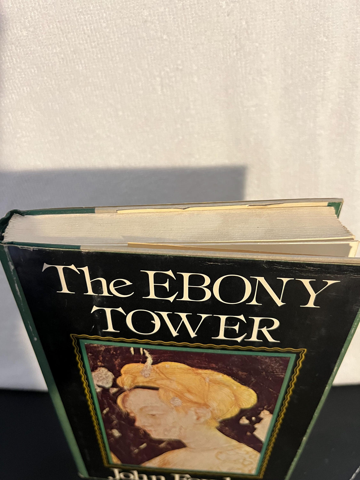 The Ebony Tower, John Flowers, 1974, Fantasy Vintage book,  Book Full Of Excitement