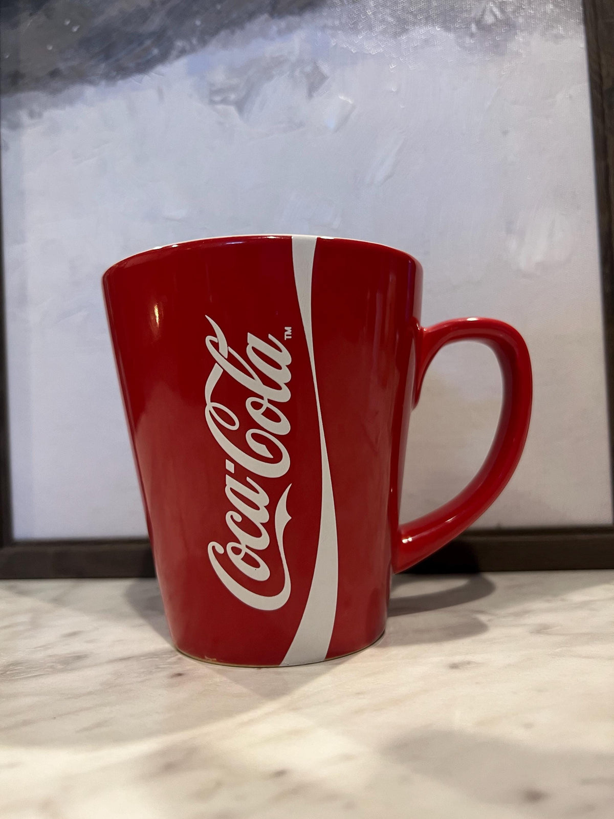 Vintage Old Coca Cola Coffee Mug, Vintage Glassware,  Coca Cola Collection, Keepsakes, Collectable Items, Red Coca cola Cup,